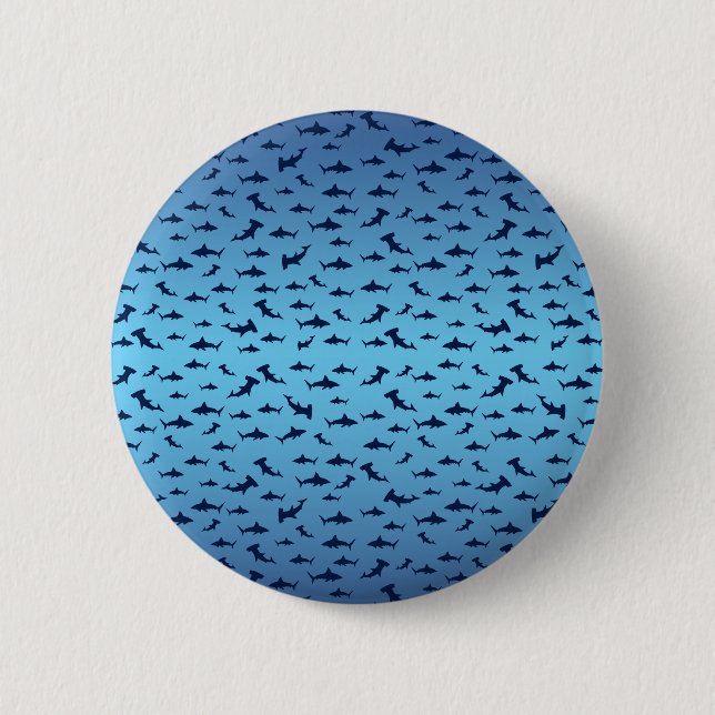 Chapa Redonda De 5 Cm Shark PAttern (Anverso)