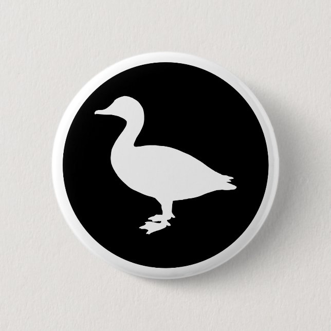 Chapa Redonda De 5 Cm Sheldrake Duck (Anverso)