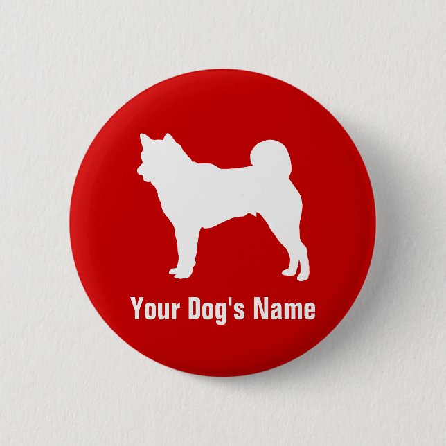 Chapa Redonda De 5 Cm Shiba 柴 (Anverso)