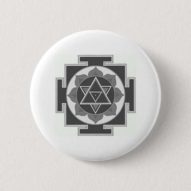 CHAPA REDONDA DE 5 CM SHIVA YANTRA (Anverso)