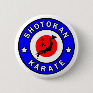 Chapa Redonda De 5 Cm Shotokan Karate