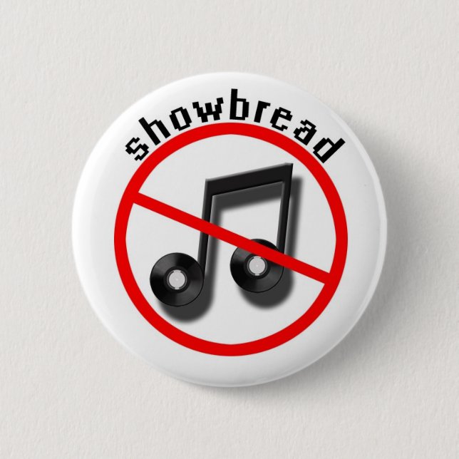Chapa Redonda De 5 Cm showbread (banda) (Anverso)