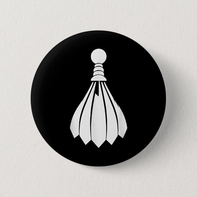 Chapa Redonda De 5 Cm Shuttle Badminton Instructor  (Anverso)