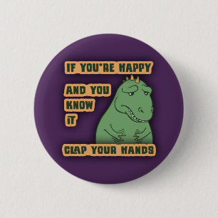 Chapa Redonda De 5 Cm Si sus brazos alcanzan