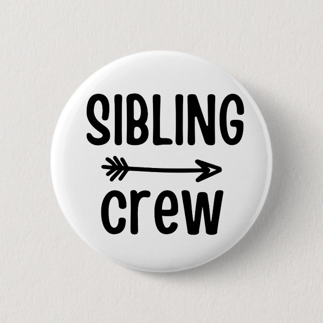 CHAPA REDONDA DE 5 CM SIBLING CREW (Anverso)