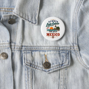 Chapa Redonda De 5 Cm Siempre el lago Ontario y el Golfo de México