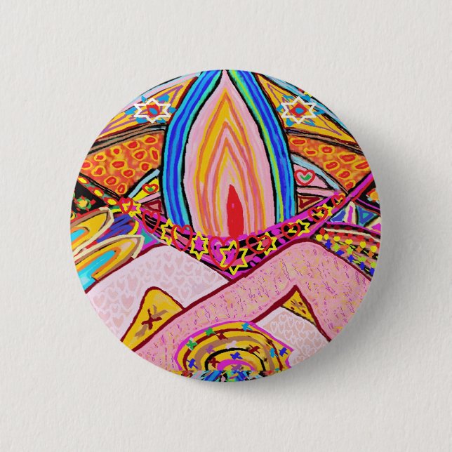 Chapa Redonda De 5 Cm Siendo junto (Anverso)