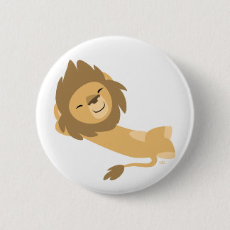 Chapa Redonda De 5 Cm ¡Siesta! León Personalizado Cute