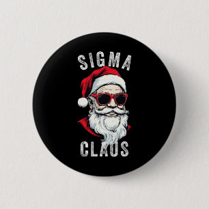 Chapa Redonda De 5 Cm Sigma Claus Santa Divertido Navidad Rizz Hombre Th