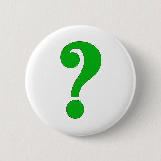 Chapa Redonda De 5 Cm Signo de interrogación