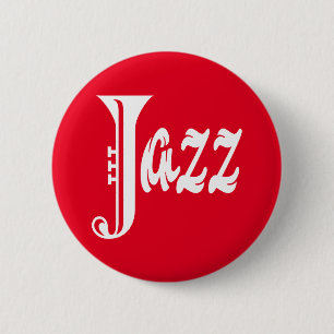 Chapa Redonda De 5 Cm Signo de jazz