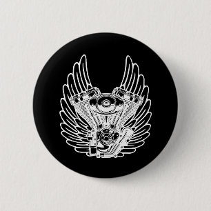 Chapa Redonda De 5 Cm Signo de motociclismo