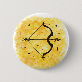 Chapa Redonda De 5 Cm Signo de Sagitario