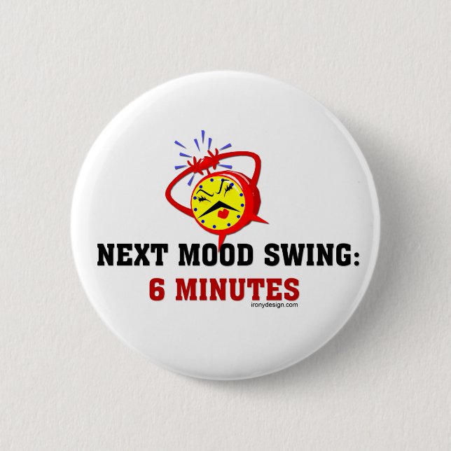 Chapa Redonda De 5 Cm Siguiente Swing Mood: 6 Minutos (Anverso)