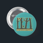 Chapa Redonda De 5 Cm Silencio forestal<br><div class="desc">SILENCIO FORESTAL. Cita famosa: "No hables a menos que puedas mejorar el silencio". Sorprendente imagen de un humano enano por los árboles gigantes de un bosque de crecimiento antiguo. Diseño único para todos los que les encanta estar en el exterior y escuchar el hermoso sonido del silencio de un gran...</div>