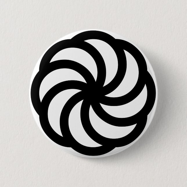 Chapa Redonda De 5 Cm Símbolo armenio de la eternidad (Anverso)