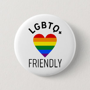 Chapa Redonda De 5 Cm símbolo de la bandera del orgullo amigo de Lgbtq 