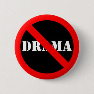 Chapa Redonda De 5 Cm Símbolo de personalizable "No"