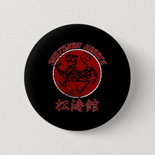 Chapa Redonda De 5 Cm Símbolo de tigre Shotokan Karate 2