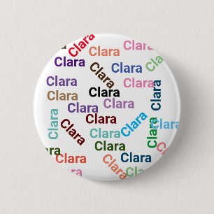 Chapa Redonda De 5 Cm SIMPLE agregar nombre tipografía caligrafía nombre