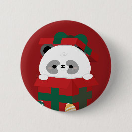 Chapa Redonda De 5 Cm Simple Diversión pura Feliz Navidad