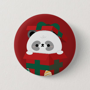 Chapa Redonda De 5 Cm Simple Diversión pura Feliz Navidad