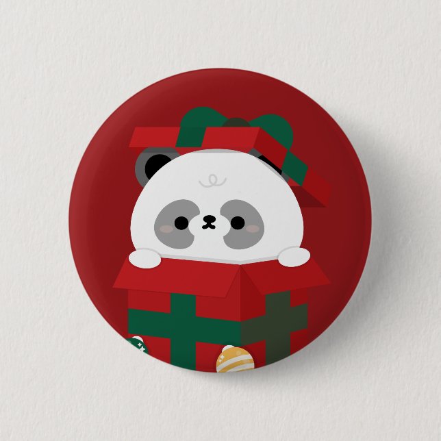 Chapa Redonda De 5 Cm Simple Diversión pura Feliz Navidad (Anverso)