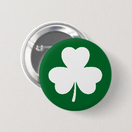 Chapa Redonda De 5 Cm Simple St Patrick's Day Lucky Shamrock Clover