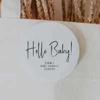 Simple y moderna Baby Shower Hello Baby