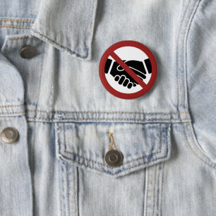 Chapa Redonda De 5 Cm Sin apretón de manos