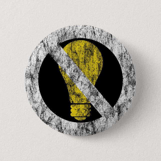 Chapa Redonda De 5 Cm sin bombillas incandescentes (Anverso)