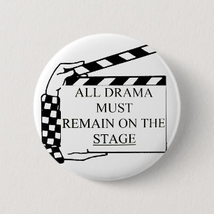 Chapa Redonda De 5 Cm Sin drama_