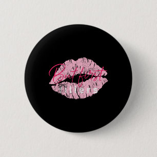 Chapa Redonda De 5 Cm Sin Embargo, Los Primeros Lectores Vintage Lip Iny