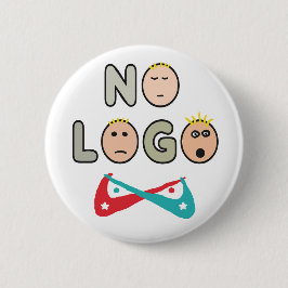 Chapa Redonda De 5 Cm Sin logotipo anticapitalista de marca