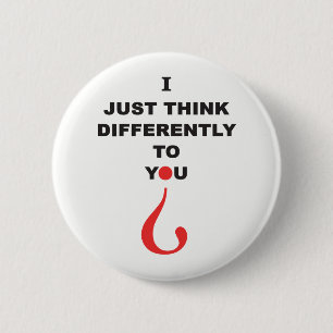 Chapa Redonda De 5 Cm Síndrome de Asperger Conciencia fuera de la caja 