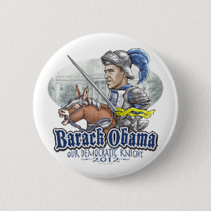 Chapa Redonda De 5 Cm Sir Barack Obama