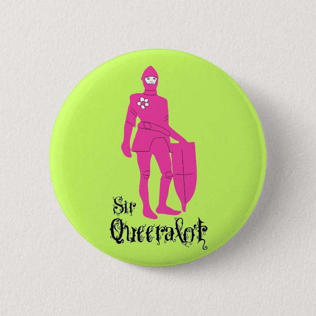 Chapa Redonda De 5 Cm Sir Queeralot (Anverso)
