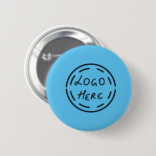 Chapa Redonda De 5 Cm sitio web simple minimalista personalizado con log