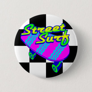 Chapa Redonda De 5 Cm Skateboard de surf Retro Street de Corey Tiger 80