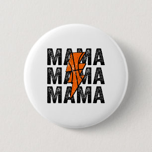 Chapa Redonda De 5 Cm Sketll Mama Angustiada Lightning Bolt Mom