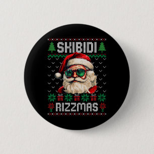 Chapa Redonda De 5 Cm Skibidi Rizzmas Divertidas Gen Alpha jerga de Navi