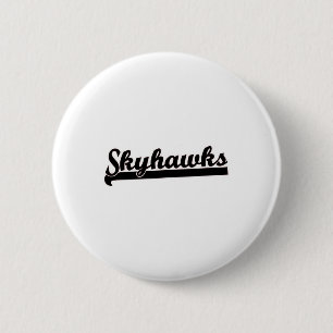Chapa Redonda De 5 Cm Skyhawks Lacrosse Voleibol Skydiving Basketball