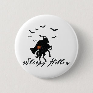 Chapa Redonda De 5 Cm Sleepy Hollow Headless Horseman