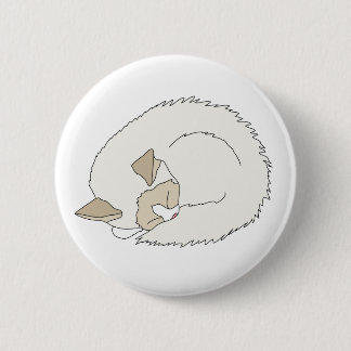 Chapa Redonda De 5 Cm Sleepy Ragdoll Cat