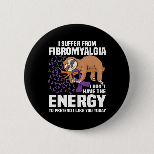 Chapa Redonda De 5 Cm Slote Support Purple Ribbon Warrior Fibromialgia A