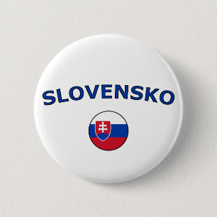 Chapa Redonda De 5 Cm Slovensko
