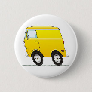 Chapa Redonda De 5 Cm Smart Van Yellow