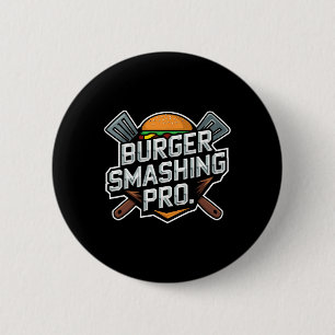 Chapa Redonda De 5 Cm Smash Burger Lover Queseburger Flat Top C