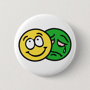 Chapa Redonda De 5 Cm Smilie theater comedia tragedia