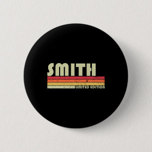 Chapa Redonda De 5 Cm Smith Surname Funny Retro Vintage años 90 Cumpleañ